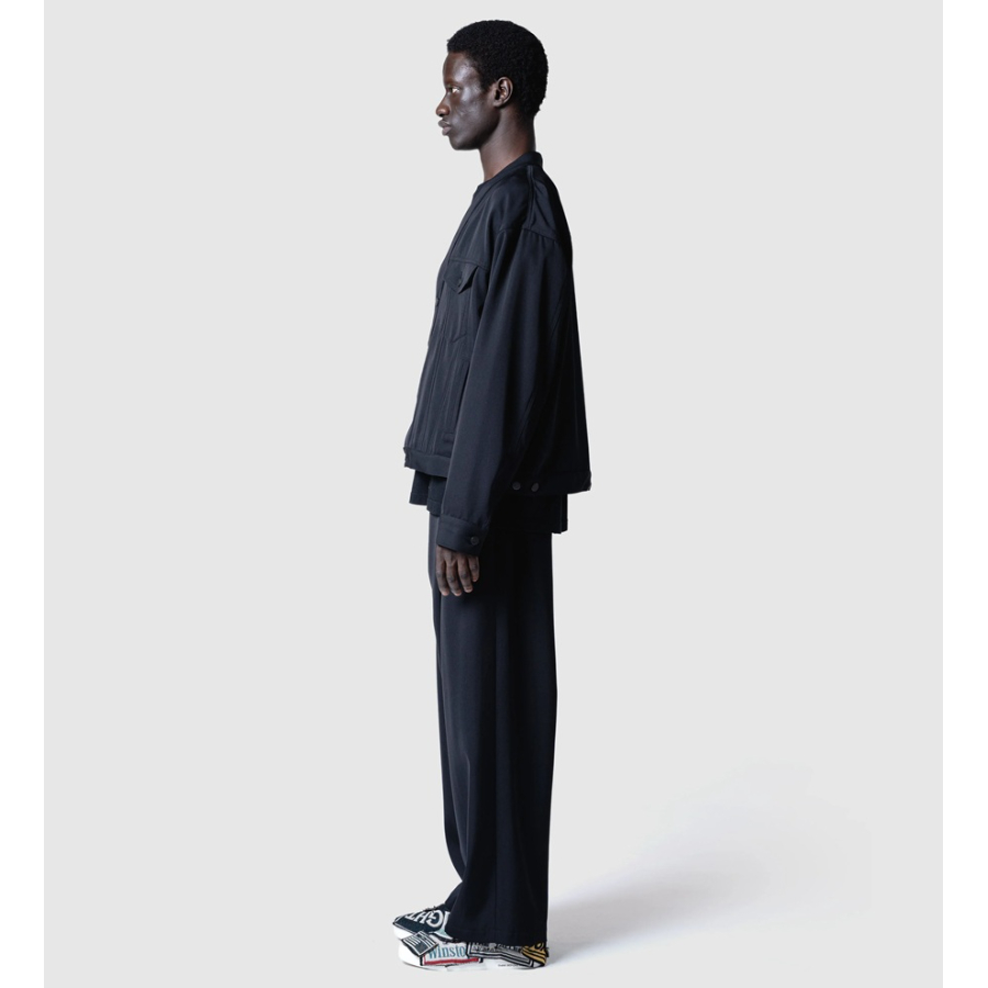 YOSHIO KUBO / YKS26501 COLLARLESS JACKET | glit