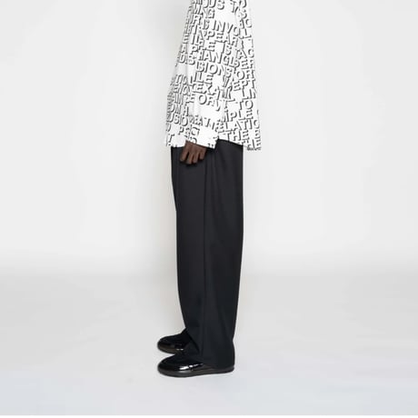YOSHIO KUBO / TWILL WIDE PANTS