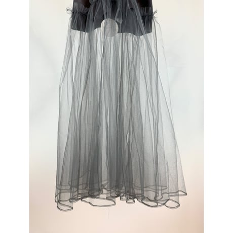 NONTOKYO　/  GATHER TULLE CAMISOLE ONE-PIECE