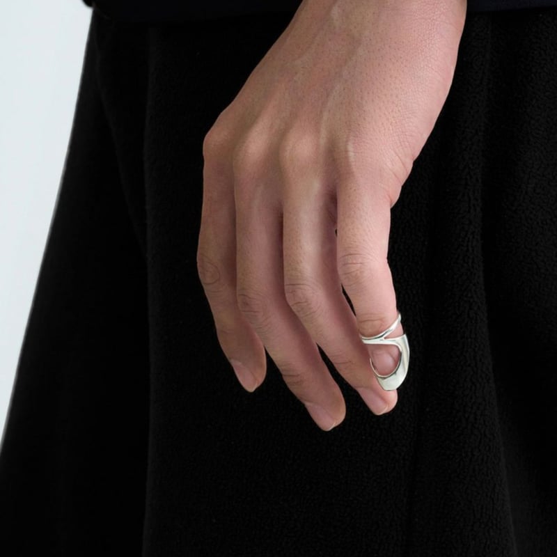 ガルニ　シルバーリング 925 GARNI / Fingertip Ring | glitter ONLINE STORE