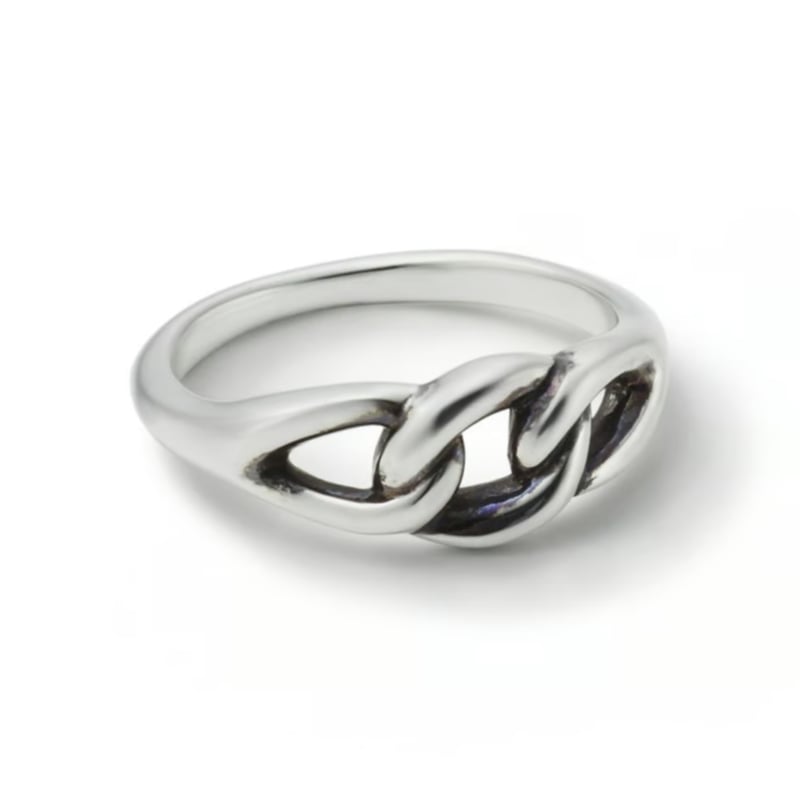 GARNI / Curb Chain Ring - S | glitter ONLINE S