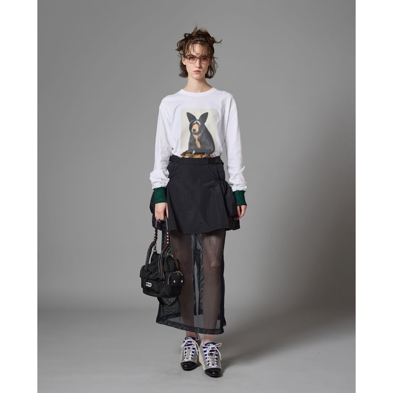NONTOKYO / MESH LAYER SKIRT | glitter ONLINE S