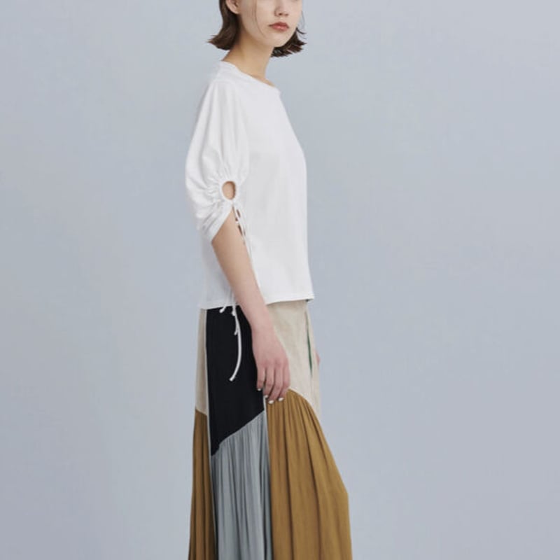 トップス MURRAL 21fw / Shirring wave top トップス MURRAL 21fw