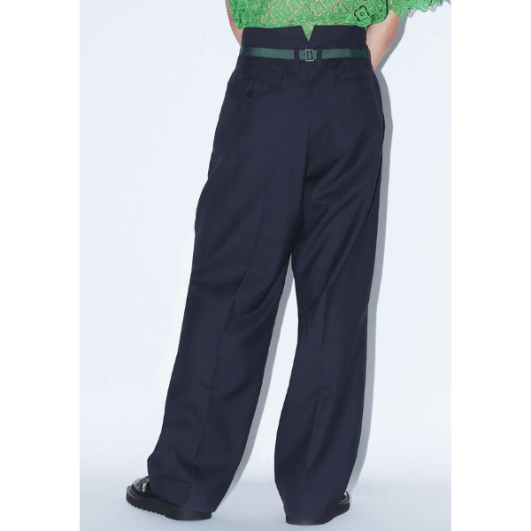 TOGA virilis / SUITING WOOL PANTS | glitter ON TOGA virilis / SUITING WOOL PANTS | glitter ON