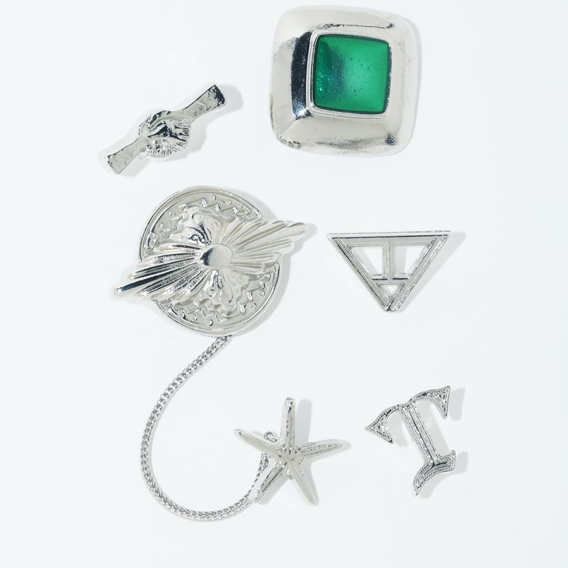 TOGA TOO / Metal pin set | glitter ONLINE STORE