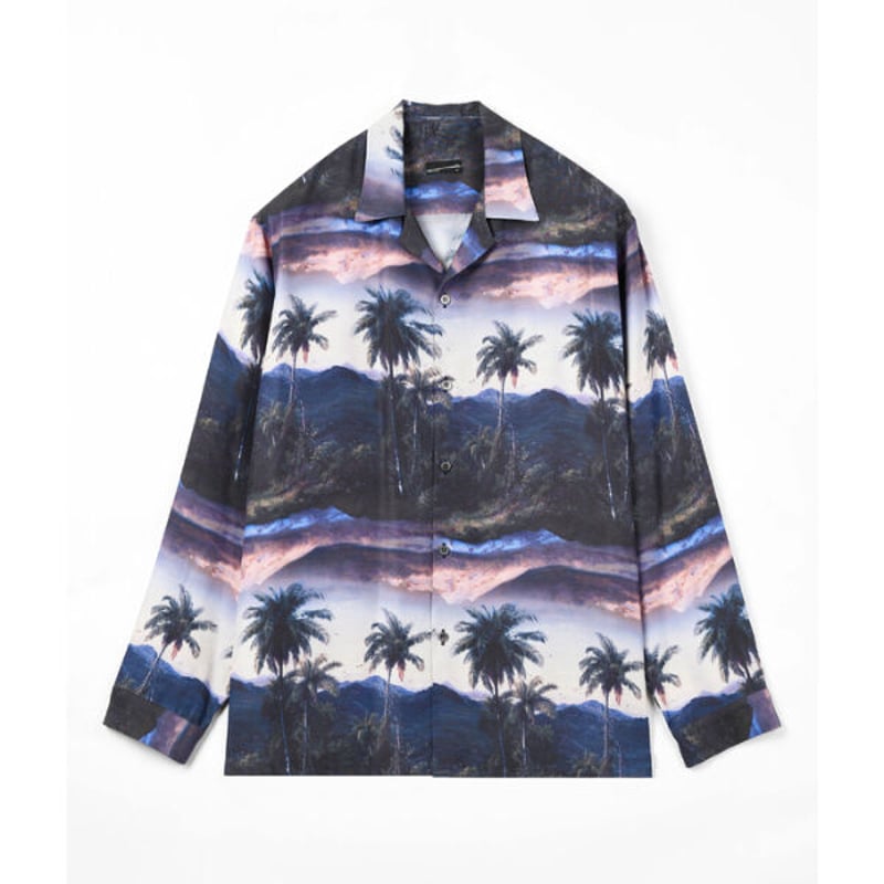 LAD MUSICIAN PALMTREEオープンカラー PINK 新品 LAD MUSICIAN PALMTREEオープンカラー PINK 新品
