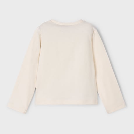 〈mayoral〉 flower embroidery long-sleeved T-shirt (pink) ※KIDS