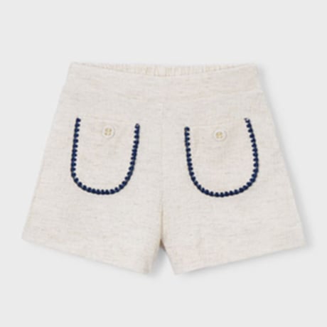 〈mayoral〉Linen blend shorts ※KIDS