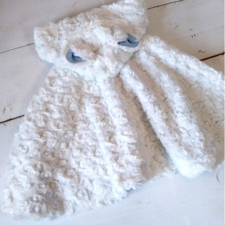 〈Bunnies By The Bay〉poncho (Blue)