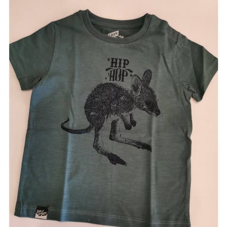 〈LION of LEISURE〉"Kangaroo" t-shirts (Green) ※BABY