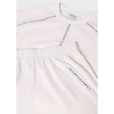 〈mayoral〉Tops and skirt set (white)※JUNIOR
