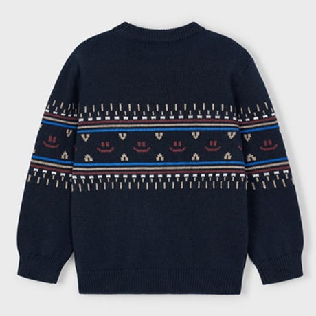 〈mayoral〉Smiley Sweater(bluegray) ※KIDS