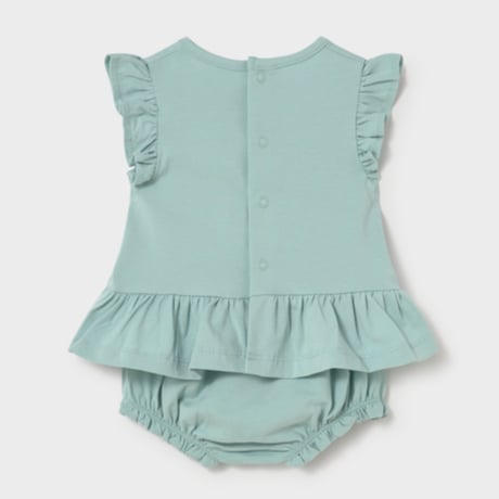 〈mayoral〉Two sets of tops and bloomers (green) ※BABY