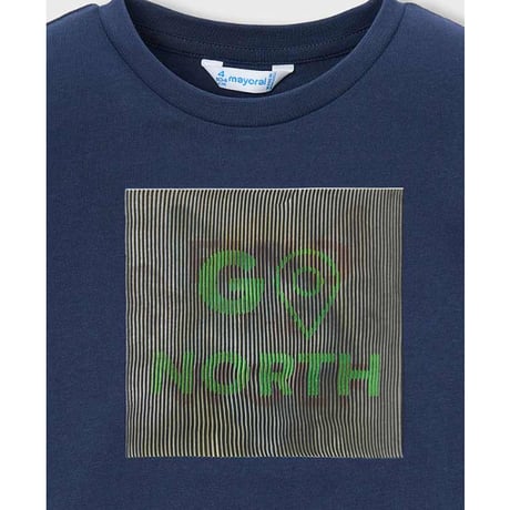 〈mayoral〉Lenticular Print top (navy) ※KIDS