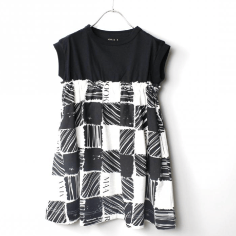 〈MAAROOK〉Block check print dress ※BABY/KIDS/JUNIOR