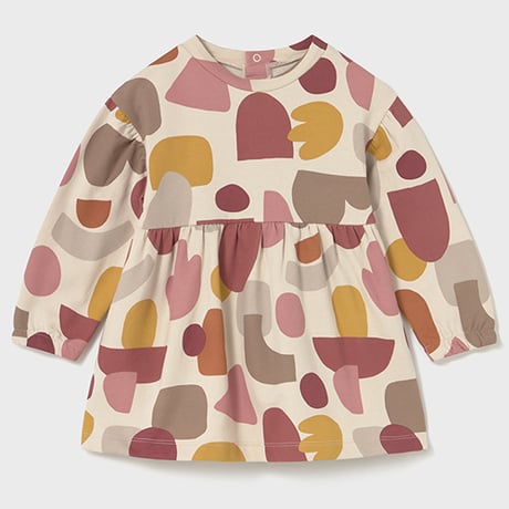 〈mayoral〉Fleece-lined dress (beige)※BABY