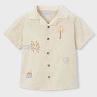 〈mayoral〉Lizard embroidered shirt ※KIDS