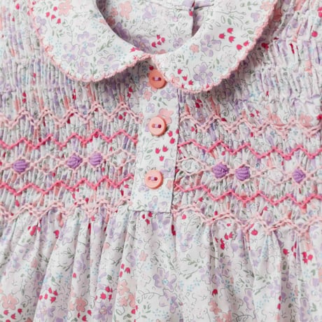 〈Albetta〉Collared Dress (Pink）※BABY&KIDS