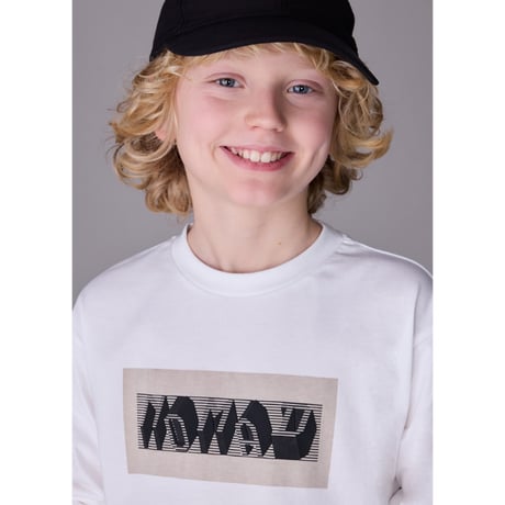〈mayoral〉 logo print tops(white) ※JUNIOR