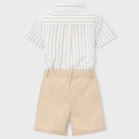〈mayoral〉Striped shirt and bottoms set  ※KIDS