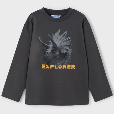 〈mayoral〉Explorer logo top (dark gray) ※KIDS