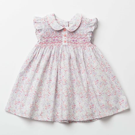 〈Albetta〉Collared Dress (Pink）※BABY&KIDS
