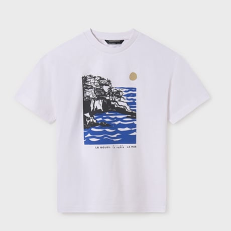 〈mayoral〉 Resort T-shirt(White) ※JUNIOR