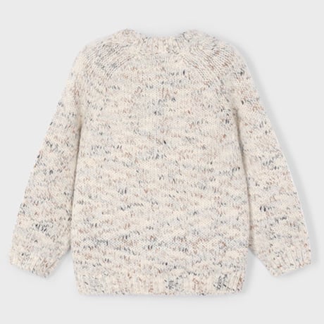 〈mayoral〉Heathered sweater(beige) ※KIDS