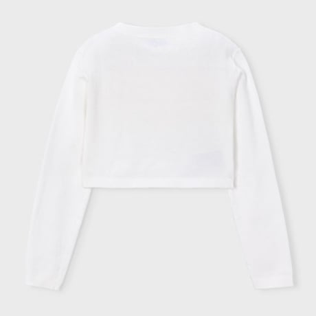 〈mayoral〉Ribbon motif cardigan (off white) ※KIDS