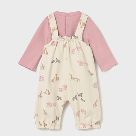 〈mayoral〉 Pullovers and overalls 2P set (pink)※BABY
