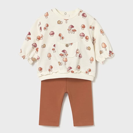 〈mayoral〉 Pullover and leggings 4-piece set (cinnamon) ※BABY