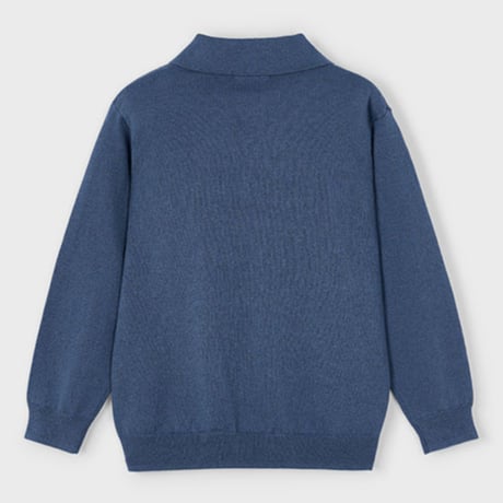 〈mayoral〉collared sweater (blue) ※KIDS