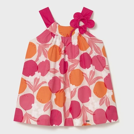 〈mayoral〉Botanical print summer dress (pink) ※BABY