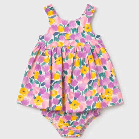 〈mayoral〉Blouse and bloomer set (flower) ※BABY