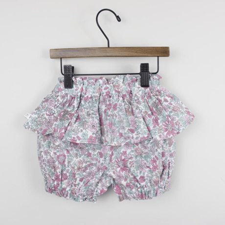 〈MAAROOK〉Floret Pattern Baby's Bloomers（Purple）※Baby