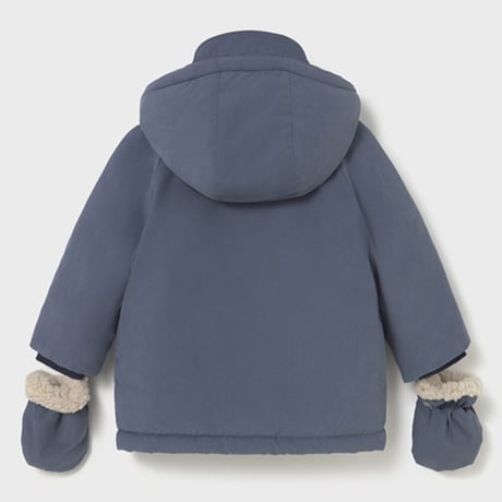 〈mayoral〉Hooded coat(blue) ※BABY