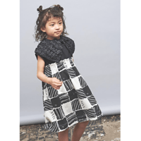 〈MAAROOK〉Block check print dress ※BABY/KIDS/JUNIOR