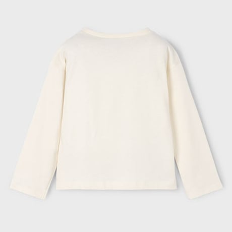 〈mayoral〉Long sleeve T-shirt with lace pocket (Ivory) ※KIDS