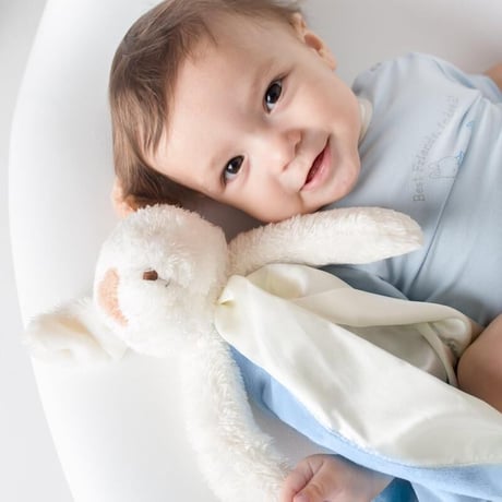〈Bunnies By The Bay〉“Dog” blankier stuffed toy (Blue)