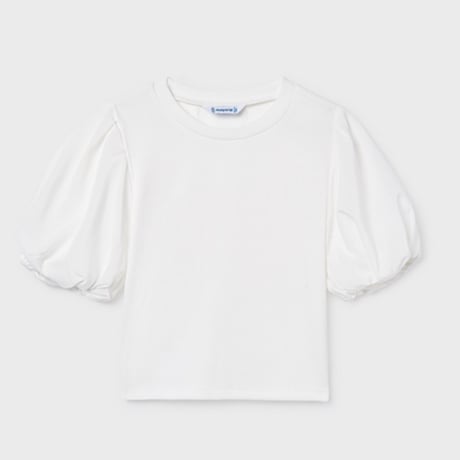 〈mayoral〉Balloon sleeve T-shirt (white)※JUNIOR