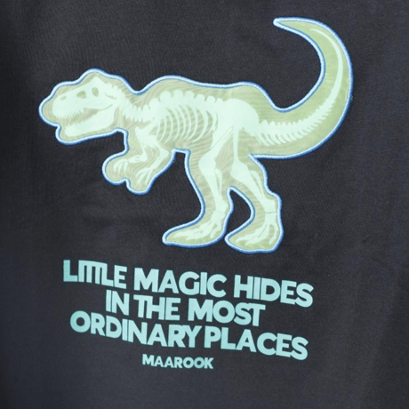 〈MAAROOK〉Tenjiku Organza Dinosaur Patch Printed T-Shirt ※BABY/KIDS