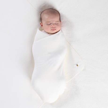 〈Dimples〉Merino XL Wrap（Cream Bee）