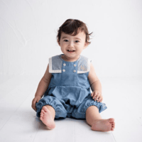 〈MAAROOK〉Nep denim baby romper ※BABY