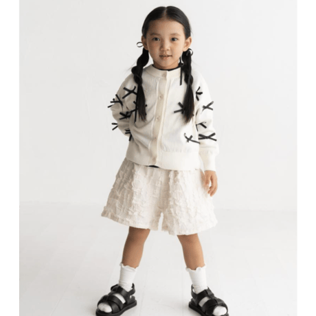 〈MAAROOK〉ribbon knit cardigan ※BABY/KIDS