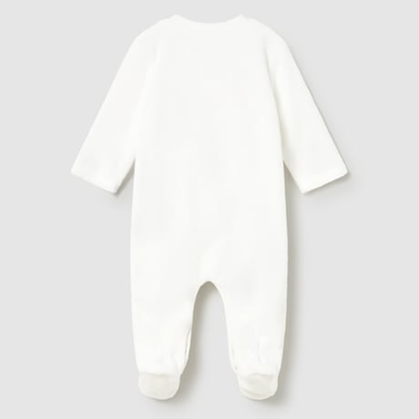 〈mayoral〉Front-opening romper 2-piece set (green) ※BABY