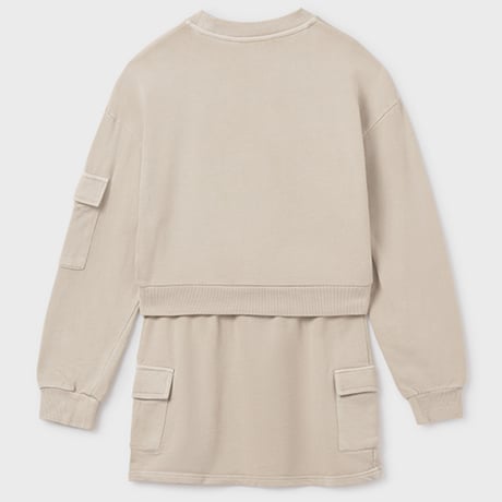 〈mayoral〉Pullover and skirt set (cream) ※JUNIOR