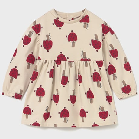 〈mayoral〉Fleece-lined dress (mushroom)※BABY