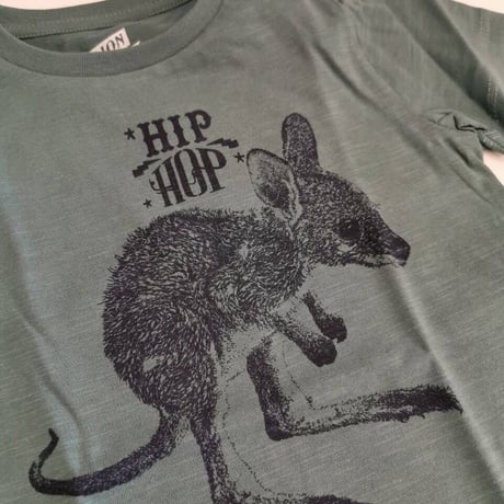 〈LION of LEISURE〉"Kangaroo" t-shirts (Green) ※BABY