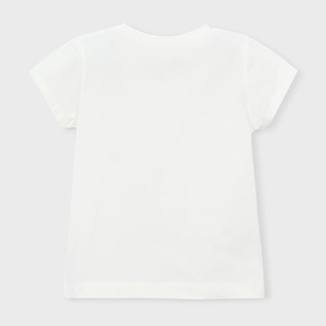 〈mayoral〉Cord embroidery T-shirt (white) ※KIDS