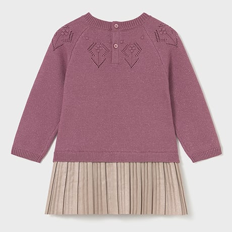 〈mayoral〉Decorative knit dress (pink) ※BABY